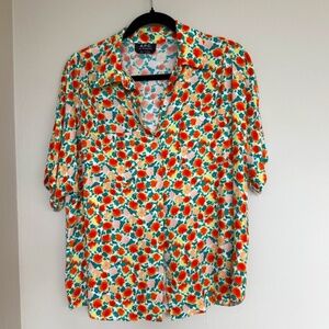 APC Zoe Floral Button-Up